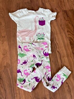 Old Navy Pink & Purple Dinosaur Pajama Set
